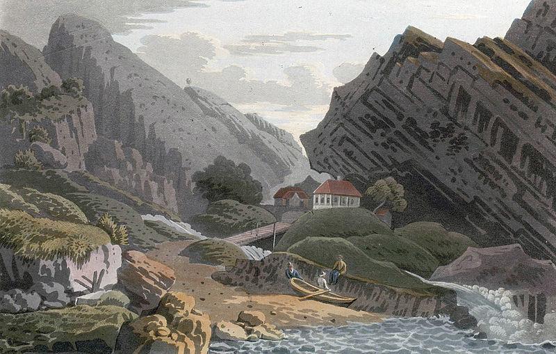 John William Edy Svinesund Ferry, Swedish side oil painting image